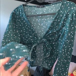 Brandy Melville wrap top